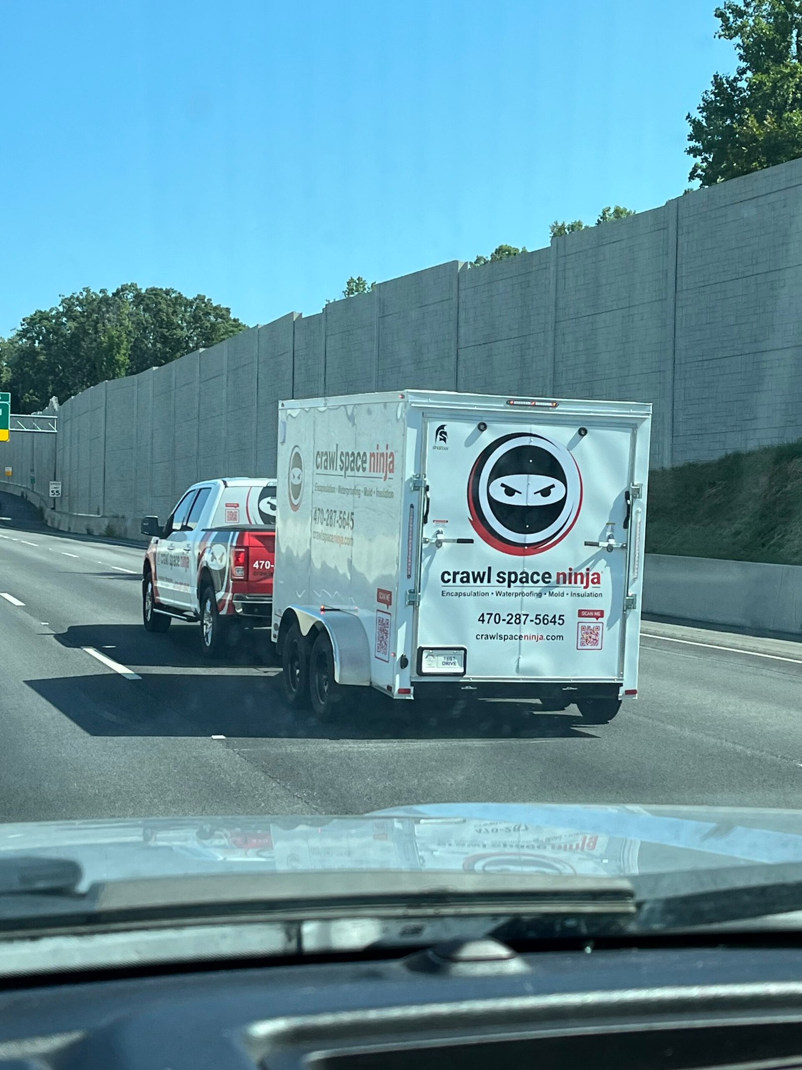 Crew working on drainage trenching: Crawlspaces and Waterproofing of Cumming