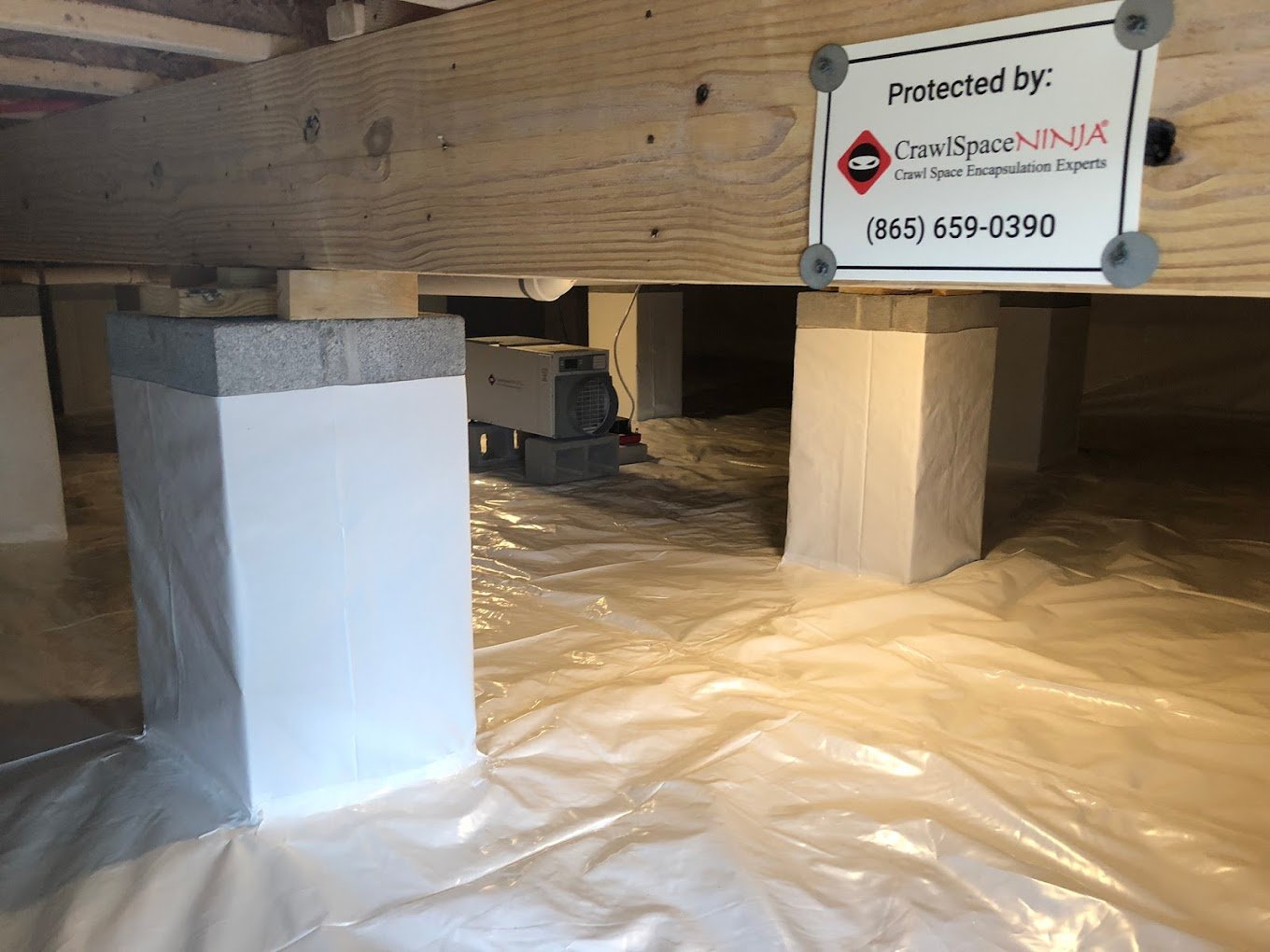 Crawlspaces and Waterproofing of Cumming complete crawl space solution